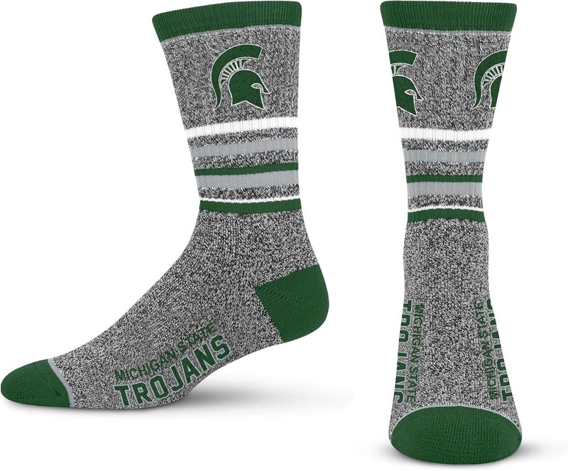 FBF Store For Bare Feet Men's NFL 5 Star Marbled Crew Sock, 1 Pair - Image 1